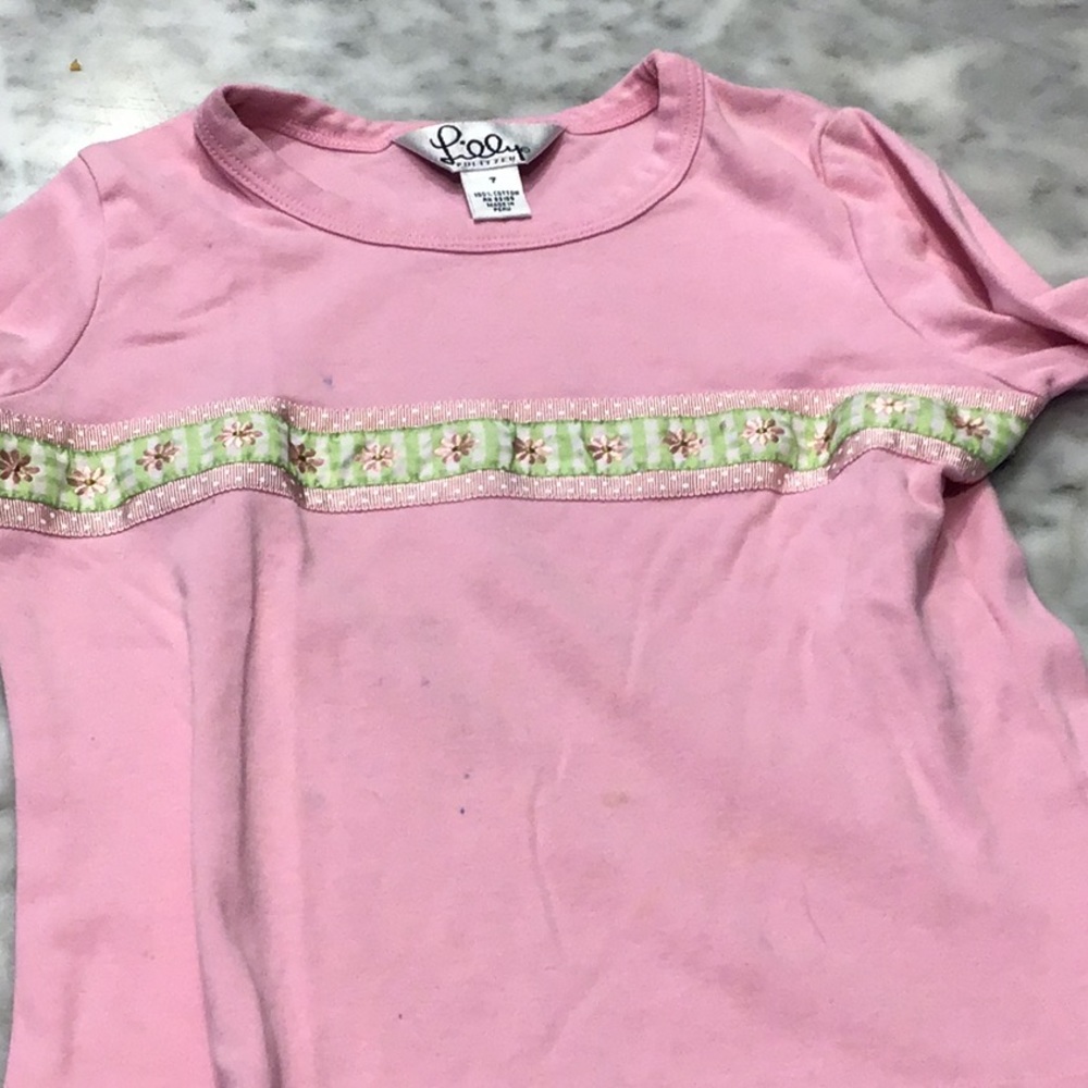 Girls long sleeve lily shirt